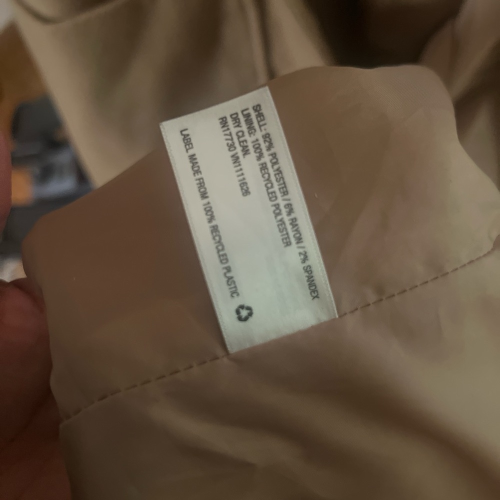 Tan Women's Coat - Picture 4 of 4